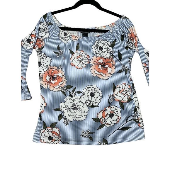 4/$20 Kristen Nicole Top Blouse Womens S Boho Cottagecore Floral Hippie Bloom - Picture 6 of 8